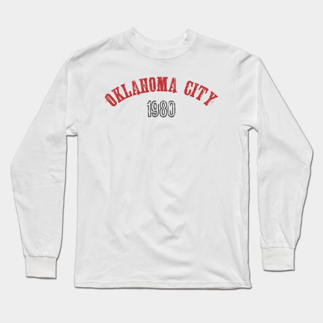 Oklahoma 1980 Long Sleeve T-Shirt by Joytie